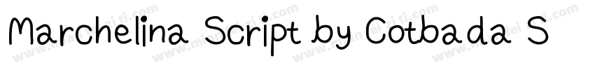 Marchelina Script by Cotbada Studi字体转换
